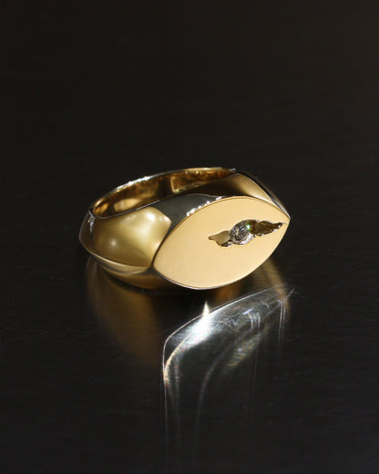 SEEGNET RING - 18kt Yellow Gold / Diamond